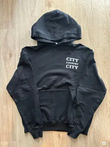 CITY COUNTRY CITY 로고 후드티