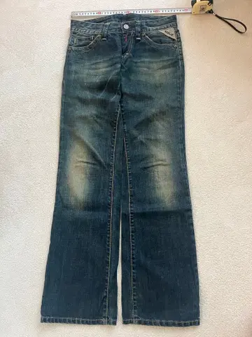 REPLAY 부츠컷 데님 다크 블루 size 24