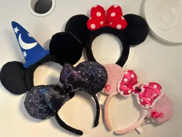 미키 미니 머리띠 4종 세트