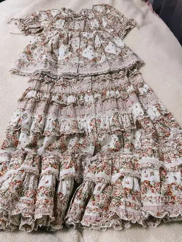 핑크하우스 플로럴 꽃무늬 원피스 2종 세트