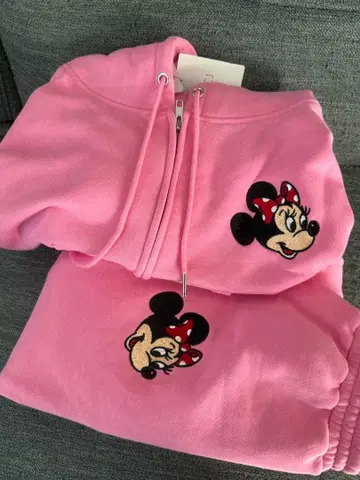 WCJ 디즈니 셋업 핑크