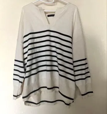 Right-on 스키퍼 스웨터 M 사이즈 보더