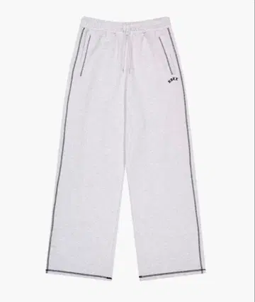 HDEX 콘트라스트 스웨트 팬츠 멜란지 화이트
