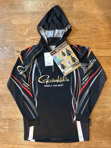 가마가츠 2WAY 프린트 지퍼 셔츠 후디