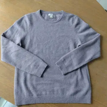 L.L.Bean 연보라 (더스티 핑크) 크루넥 스웨터 캐시미어 100%