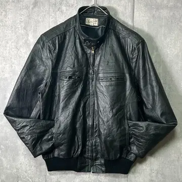 레어 아르헨티나제 A-2 가죽 자켓 블랙 빈티지 천연 가죽