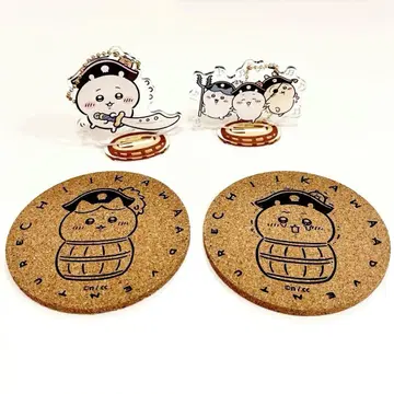 치이카와 어드벤처 아크릴 스탠드 키링 코르크 코스터 해적