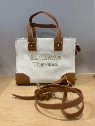 Samantha Thavasa 숄더백 화이트/브라운