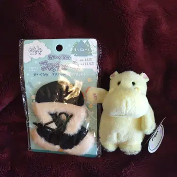 [한정품] 크리에이트 히포 봉제 인형 키링 모즈 코트 포함