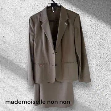 마드모아젤 논논 브라운 수트 셋업