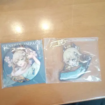 [원신] 키라라 금속 배지와 아크릴 키링 2개 세트