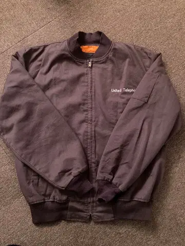 레드캡 70s 80s 워크 자켓 봄버 자켓 L