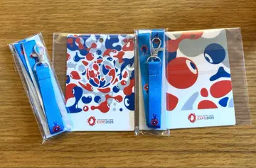 오사카 간사이 만박 기념 플래카드 FLAME 스트랩 메모리얼 티켓