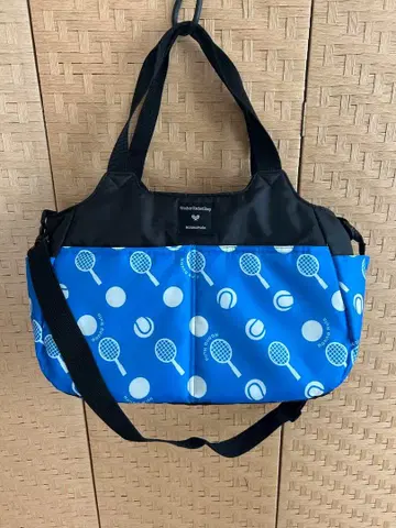 Hanna Hula (한나훌라) 2way 마쉬멜로우 토트백 테니스 패턴