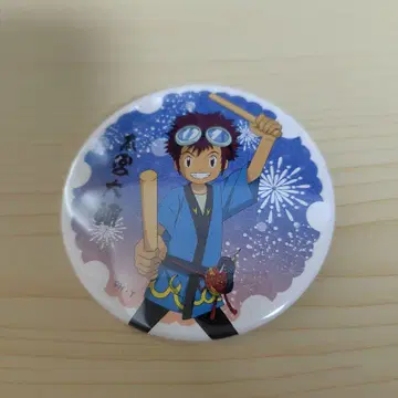 디지몬 어드벤처 02 혼고 다이스케 캔뱃지 여름 축제 ver.