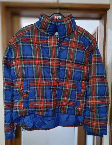 JW ANDERSON x UNIQLO 체크 무늬 다운 자켓 M
