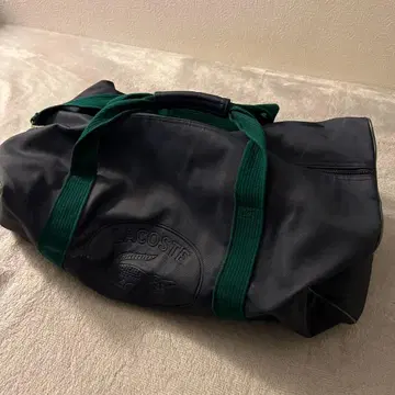 LACOSTE 보스턴 백 블랙 그린 핸들