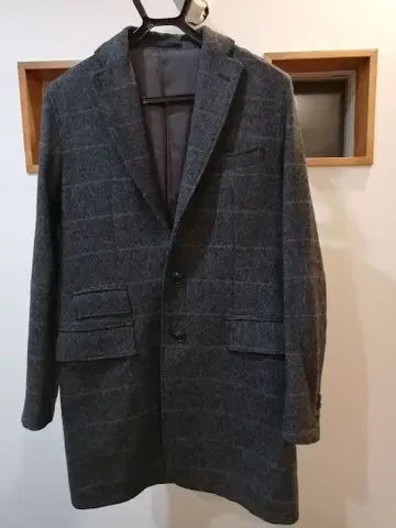 그레이 체스터 코트 PAPER CHEST