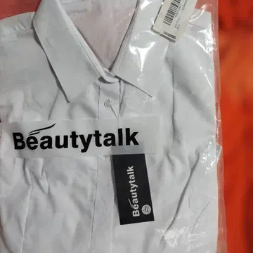 Beautytalk 화이트 긴팔 셔츠 XL 미사용품