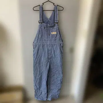 BIG MAC 스트라이프 오버롤 빅 사이즈 38x30