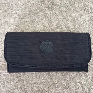 키플링 장지갑 블랙 나일론