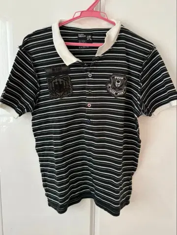 PPFM 스트라이프 피케 셔츠 M