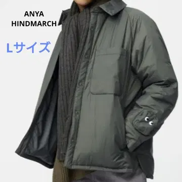 UNIQLO 안야 힌드마치 퍼프 테크 셔츠 자켓