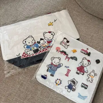 미사용 새상품 파밀리아 타월 백 세트