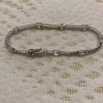 실버 925 테니스 팔찌