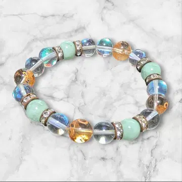 사신수와 마노와 수정의 파워스톤 팔찌