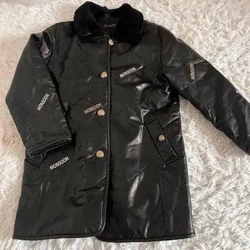 [하자품] Lamandora 라마드라 소가죽 가죽 코트 F 골드 버튼