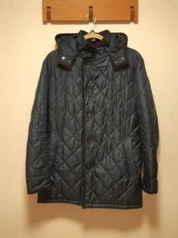 오리히카 네이비 퀼팅 코트 M