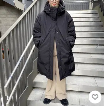 스픽 앤 스팬 발수 후디드 다운 코트