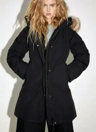 자라 ZARA 롱 윈터 파카 롱 다운 코트