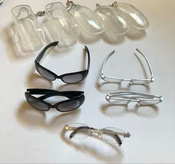 캡슐 토이 안경 컬렉션 묶음 판매 (케이스 포함)