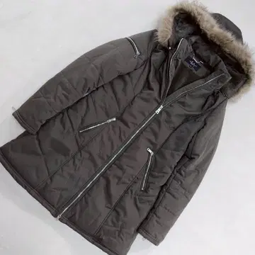 COALITION LA 모즈 코트 다운 코트 퀼팅 롱 코트