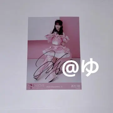 다카마츠 히토미 모리 콜라보 브로마이드 친필