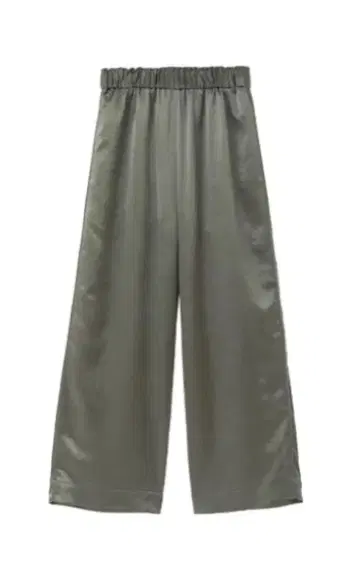 1er Arrondissement 프리미어 아롱디스망 새틴 와이드 팬츠