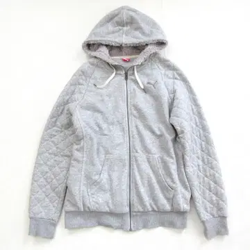 [ puma ] 보아 안감 풀 집업 후드티 라이트 그레이 size M