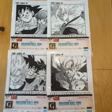 제일복권 드래곤볼 40주년 G상 코믹 클리어 파일 세트