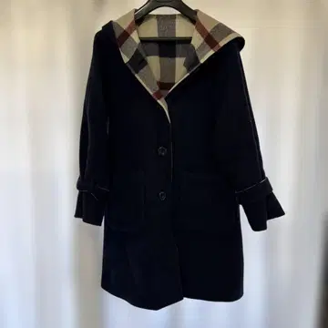 BLUE LABELCRESTBRIDGE 리버서블 울 코트 후드 38