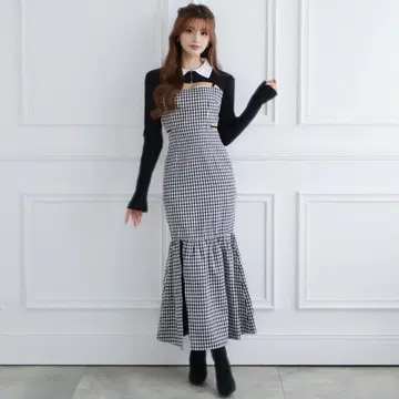 Randy Back open houndstooth ensemble