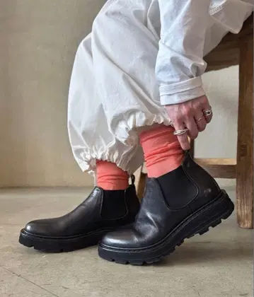 STURLINI SIDE GODRE SHORT BOOTS 블랙40