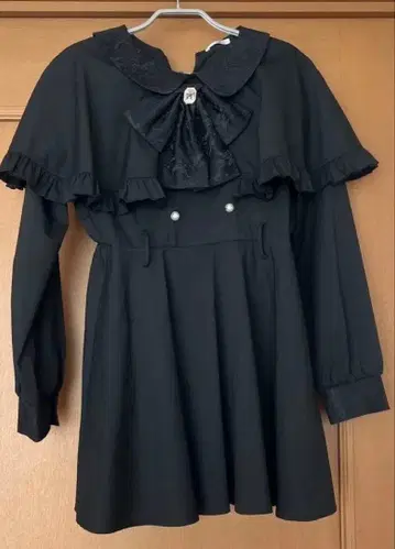 팔엘피 블랙 원피스 지뢰계 양산형 레이스