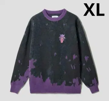 택 포함 새상품 겐가 워셔블 자카드 니트 XL 그라니프