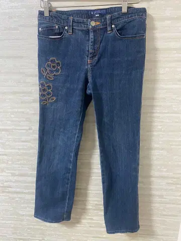 M's Gracy 꽃무늬 자수 데님 팬츠 40