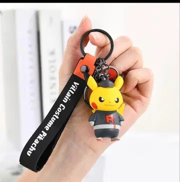 포켓몬 로켓단 놀이 피카츄 [ 로켓단 1점 ] 키링 (중국 정품)