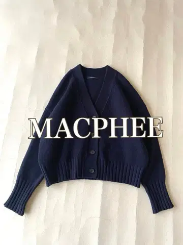 투모로우랜드 MACPHEE 캐시미어 블렌드 울 니트 가디건