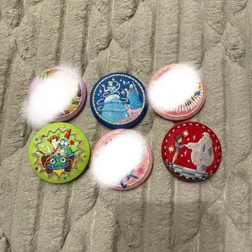 캐릭터 자수 핀 배지 세트 3점 세트