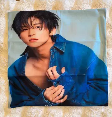 SnowMan 메구로 렌 쿠션 커버 3 새상품